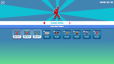 Stickman Hook skin selection screen showing classic character designs